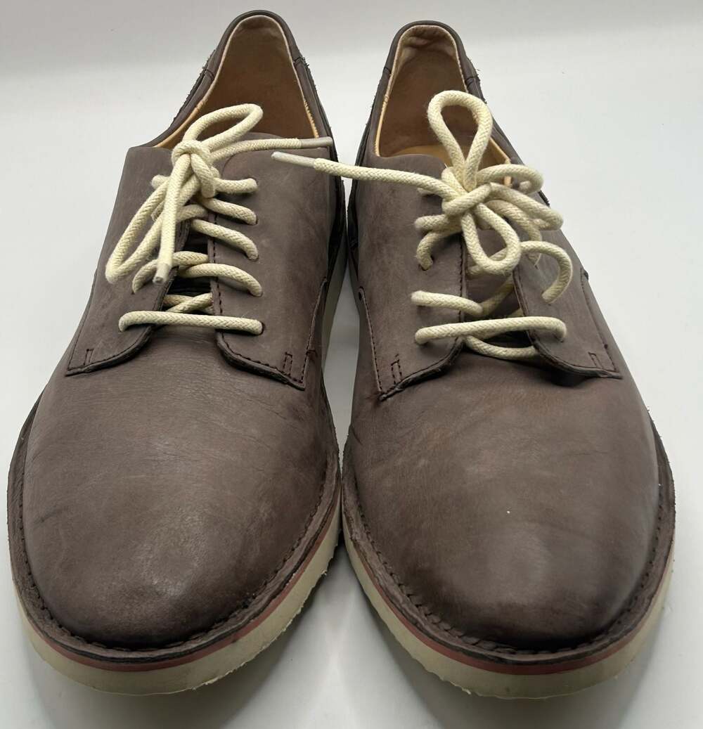 Born Wayz Brown Leather Lace-Up Oxford Shoes Men's Size 9.5